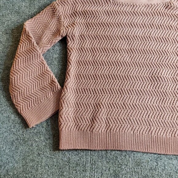 Jack by BB Dakota Sweater Sz Small Womens Pink With Button Designs - Picture 2 of 11